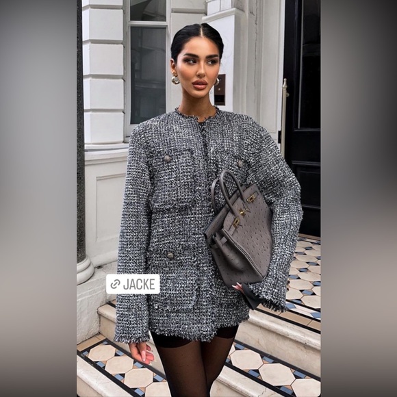 H&M TEXTURED JACKET - Picture 2 of 10